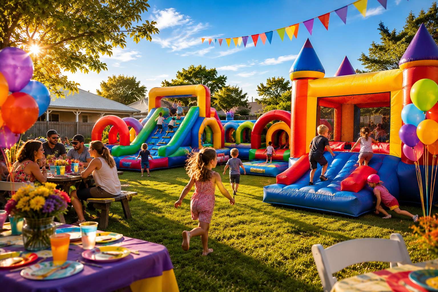 Inflatable Party Hire in Warwick