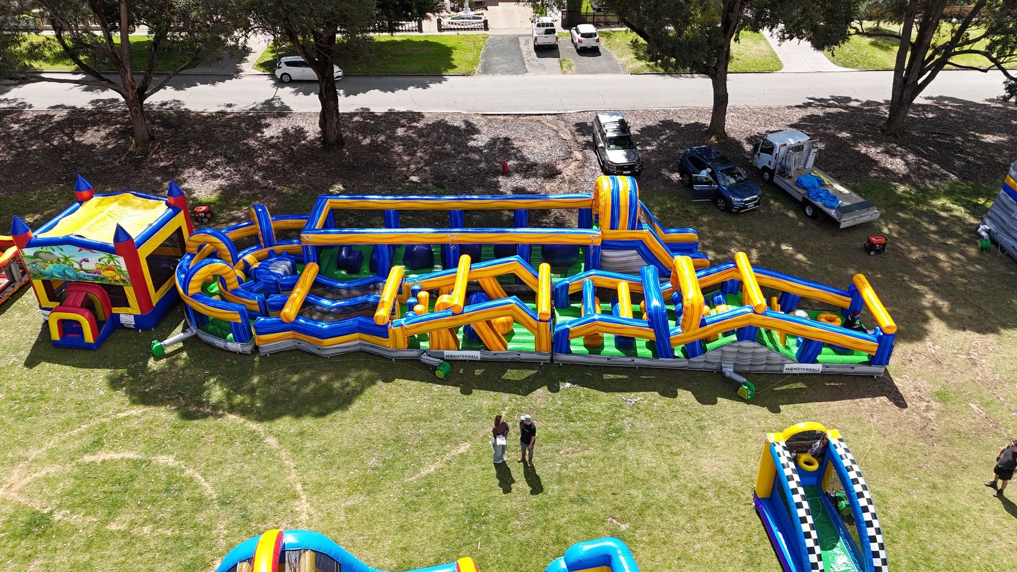 Inflatable Obstacle Course Hire Near Warwick